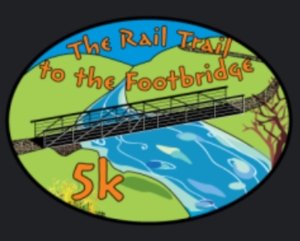 Rail Trail to the Footbridge 5k and Kids 1k Logo
