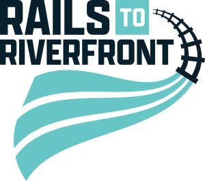Rails to Riverfront Logo