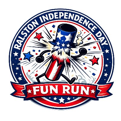 Ralston Independence Day Fun Run/Walk 3 Mile 2027 Logo