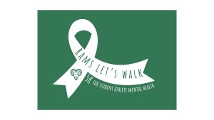 Rams Let's Walk: A 5k Run & Walk to Support Student-Athlete Mental Health Initiatives Logo