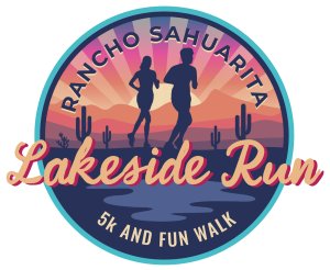 SAVE THE DATE: 2027 Rancho Sahuarita Lakeside Run - 5K and Fun Walk Logo