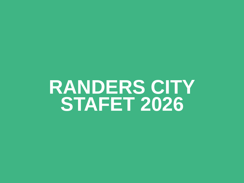 Randers City Stafet 2026