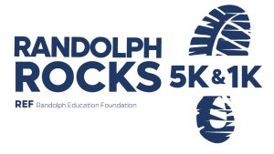 Randolph Rocks 5K and 1K Fun Run Logo