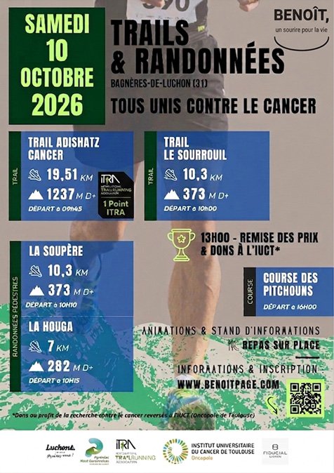 RANDONNÉES ET TRAILS TOUS UNIS CONTRE LE CANCER Logo
