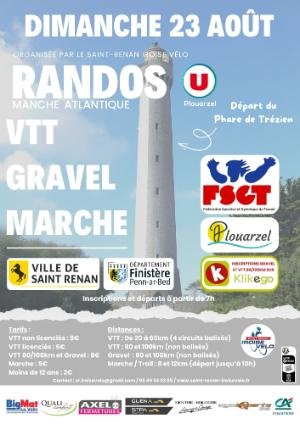 RANDOS U  VTT - GRAVEL - MARCHE  " La Manche Atlantique " Logo