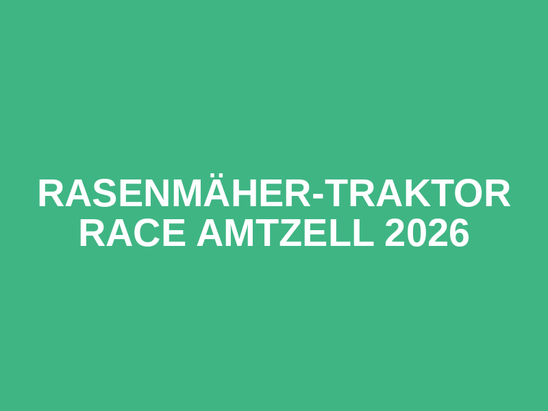 Rasenmäher-Traktor Race Amtzell 2026 Logo