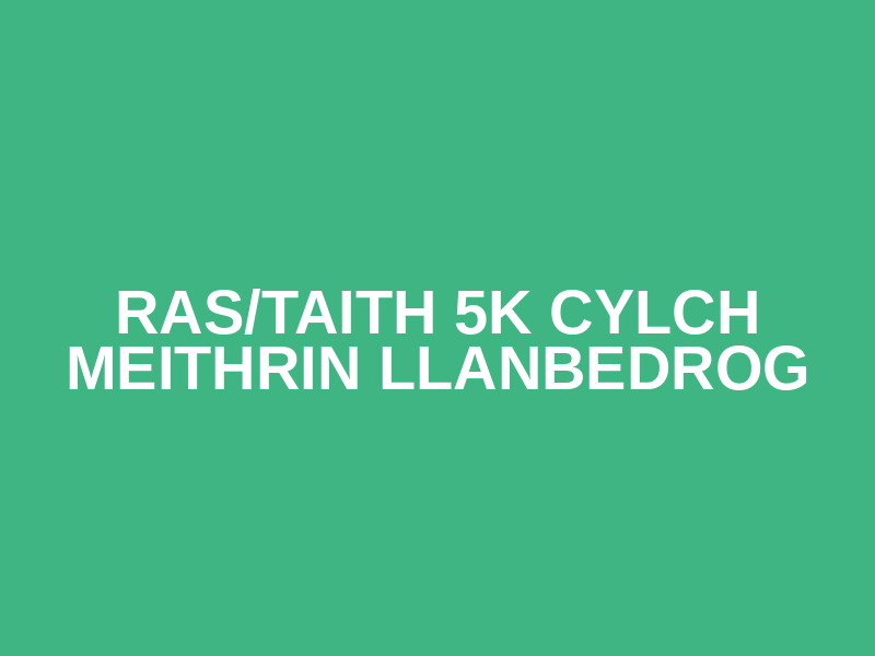 Ras/Taith 5K Cylch Meithrin Llanbedrog Logo