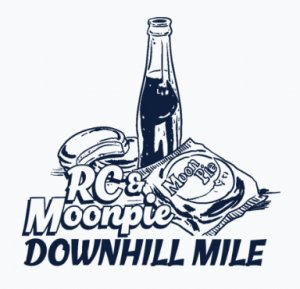 RC and Moonpie Downhill Mile Logo