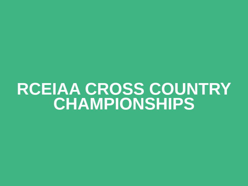 RCEIAA Cross Country Championships Logo
