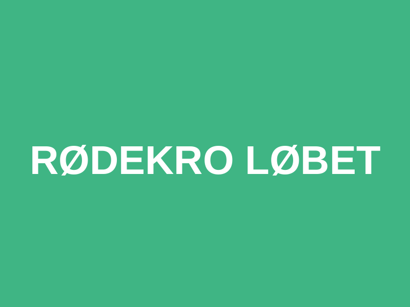 Rødekro Løbet Logo