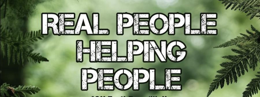 Real People Helping People 5k 10k 2.5 mile race Logo