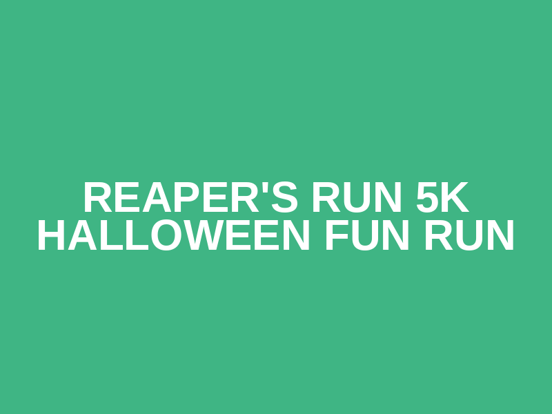 Reaper's Run 5k Halloween Fun Run Logo