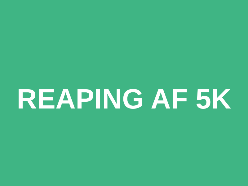 Reaping AF 5K Logo