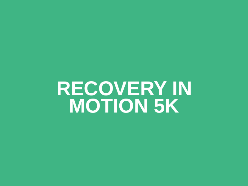 Recovery in Motion 5k Logo