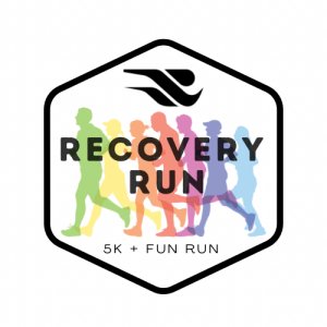 Recovery Run 5k + Fun Run Logo