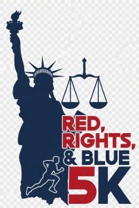 Red, Rights, and Blue 5K hosted by Hall County Solicitors Office