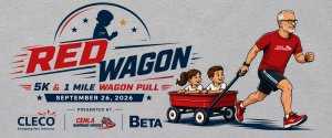 Red Wagon 5K and 1 Mile Wagon Pull Logo