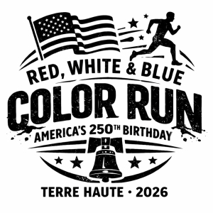 Red, White and Blue Color Run