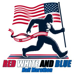 Red, White and Blue Half Marathon - Oklahoma City Logo