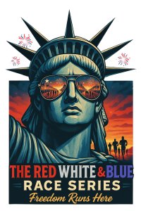 Red, White and Blue Half Marathon - Tulsa Logo