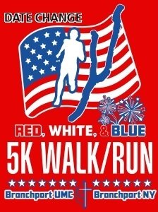 Red White Blue 5k Walk / Run Logo