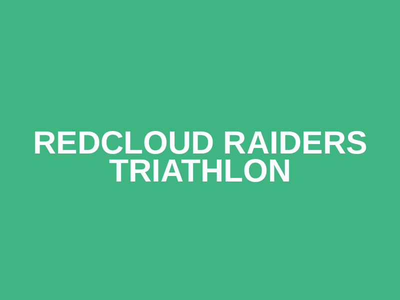 Redcloud Raiders Triathlon