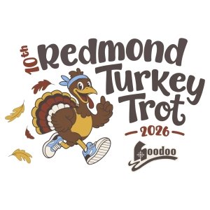 Redmond Turkey Trot presented by Hoodoo Logo