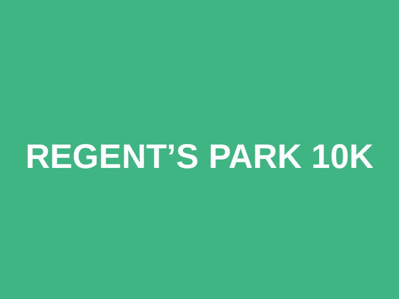 Regent’s Park 10K Logo