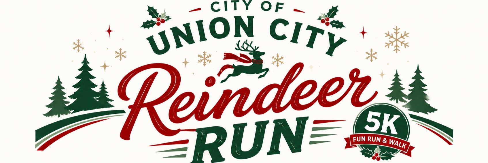 Reindeer Run 5k Fun Run Logo