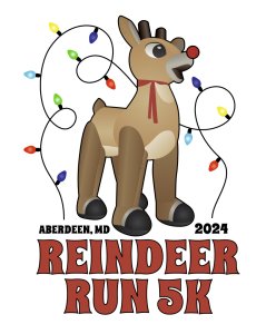 Reindeer Run 5k Logo