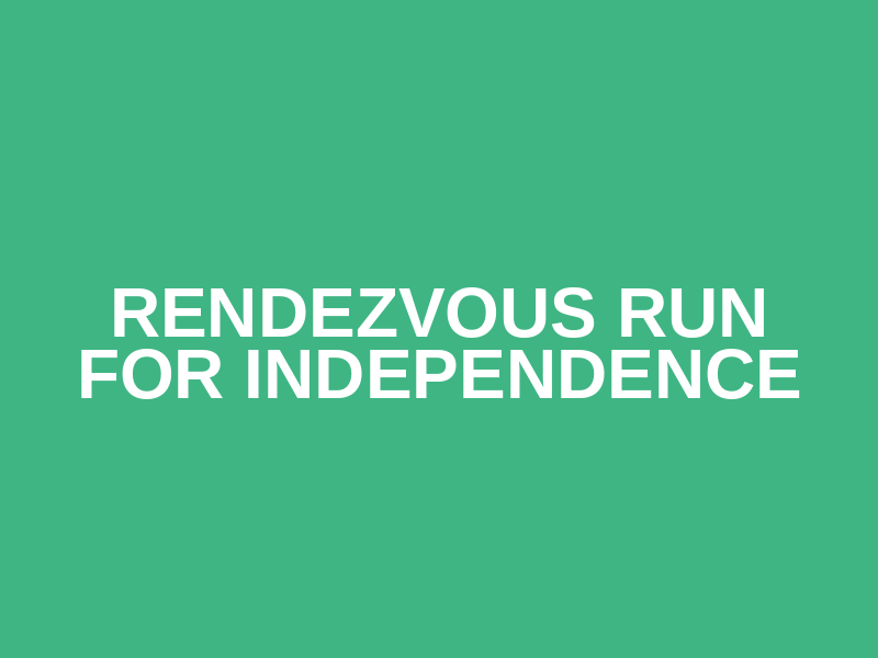 Rendezvous Run for Independence Logo