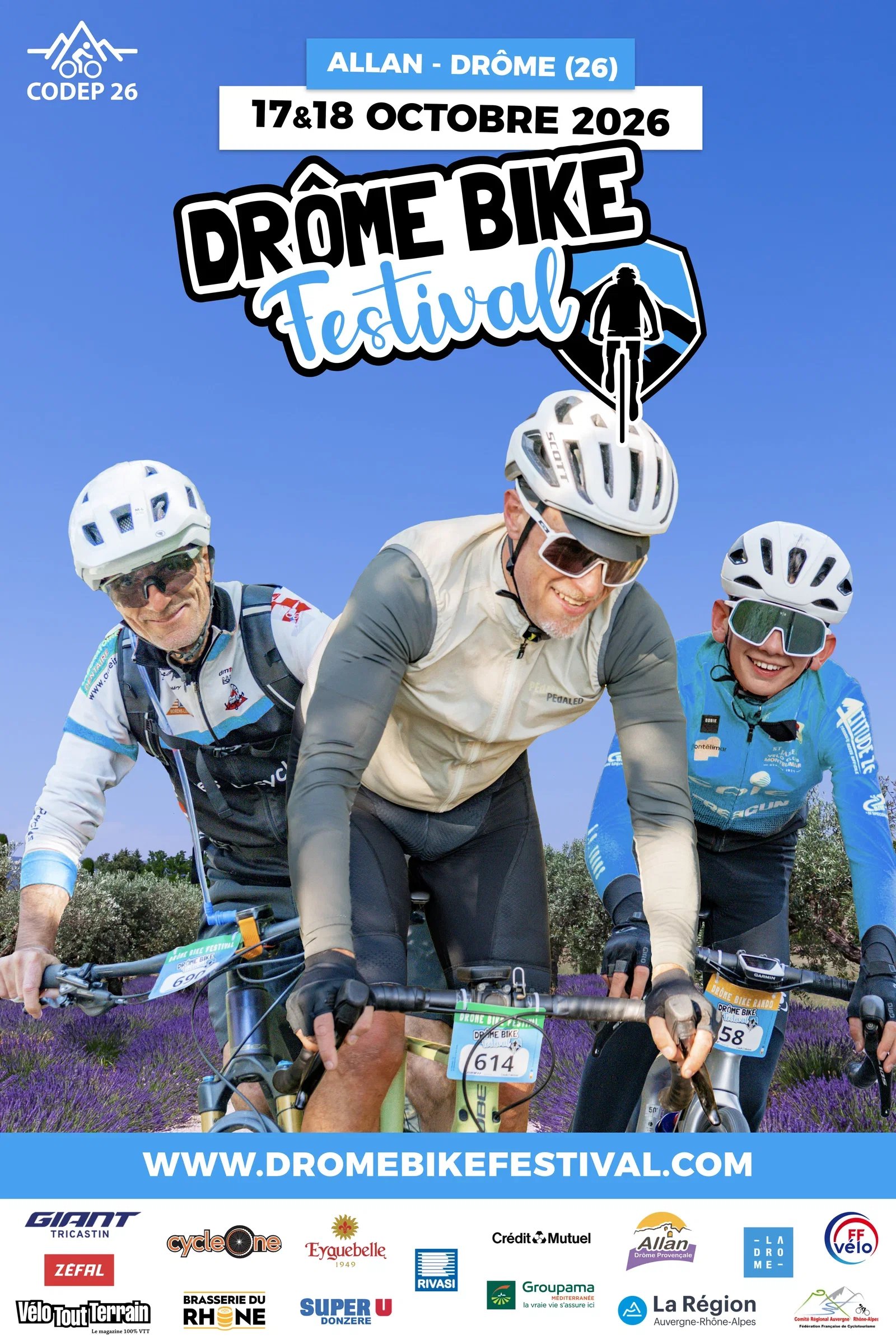 RÉSERVATION DE STAND - SALON DROME BIKE FESTIVAL 2026 Logo