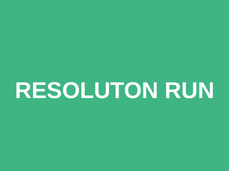 RESOLUTON RUN Logo
