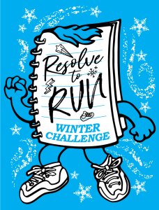 Resolve To Run Winter Challenge! Logo