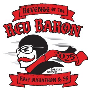 Revenge of the Red Baron Half Marathon and 5K Logo