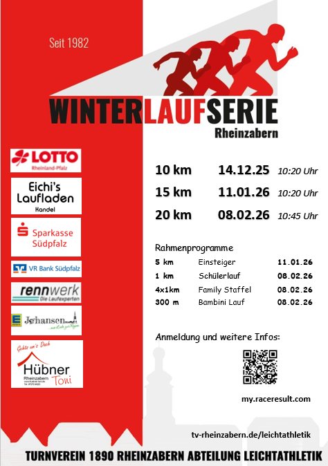 Rheinzaberner Winterlaufserie - 20 km Logo