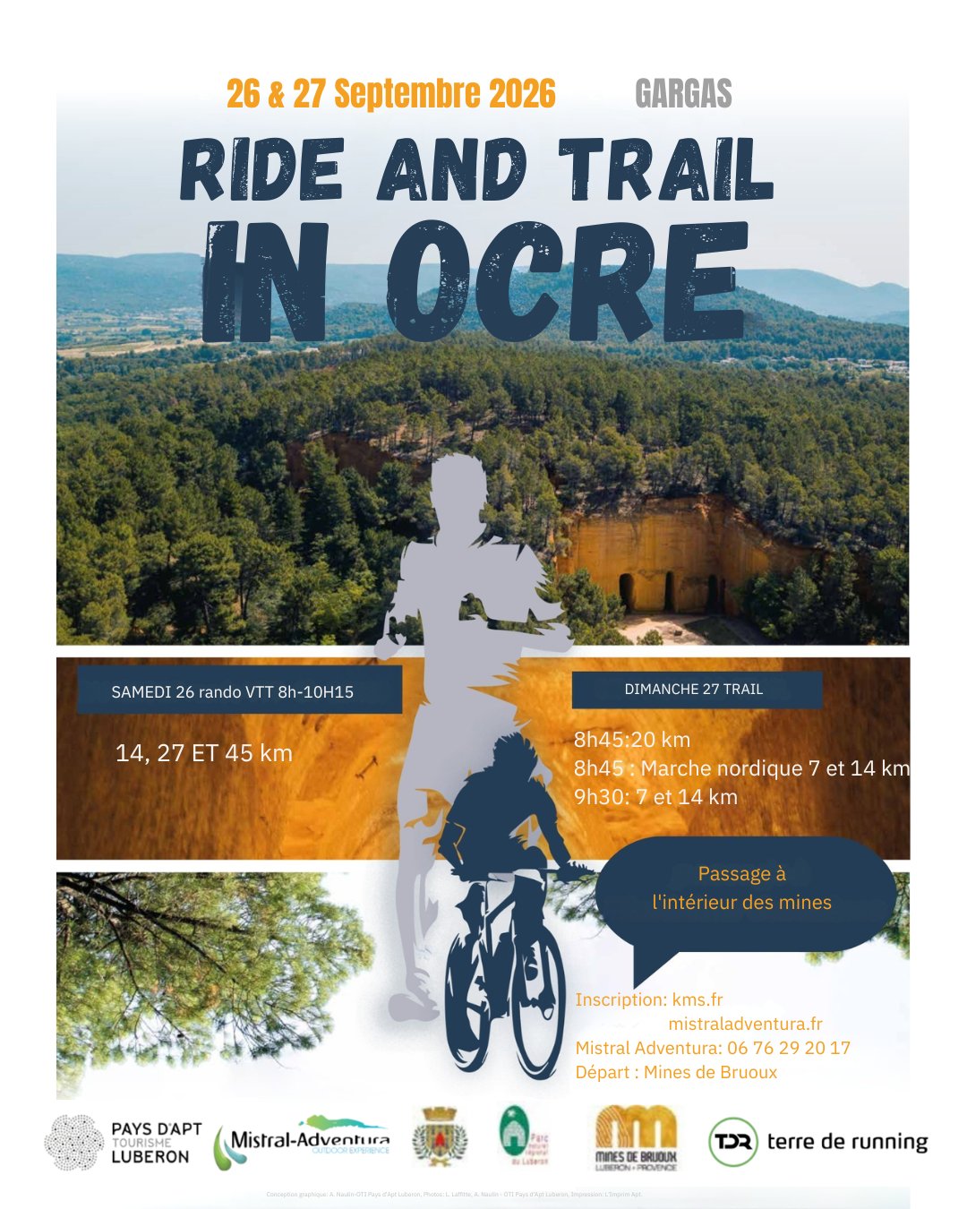 Ride and Trail In Ocre