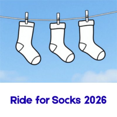 Ride for the Socks 2026 Logo