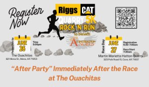 Riggs CAT Rock N Run 5K Logo