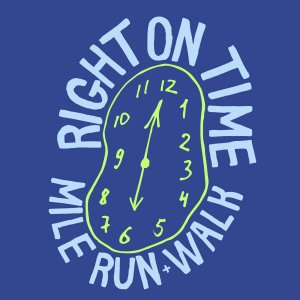 Right On Time Mile Logo
