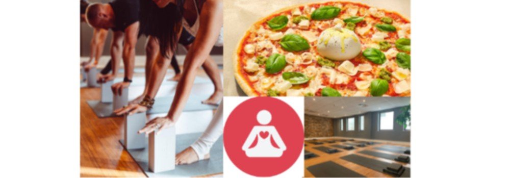 RnRR Post Marathon Pilates/ Yoga & Pizza Logo