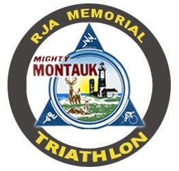Robert J. Aaron Memorial Mighty Montauk Triathlon /Aquabike and Sprint Logo