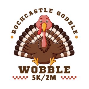 Rockcastle Gobble Wobble 5K Logo