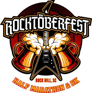 Rocktoberfest Half Marathon & 5k Logo