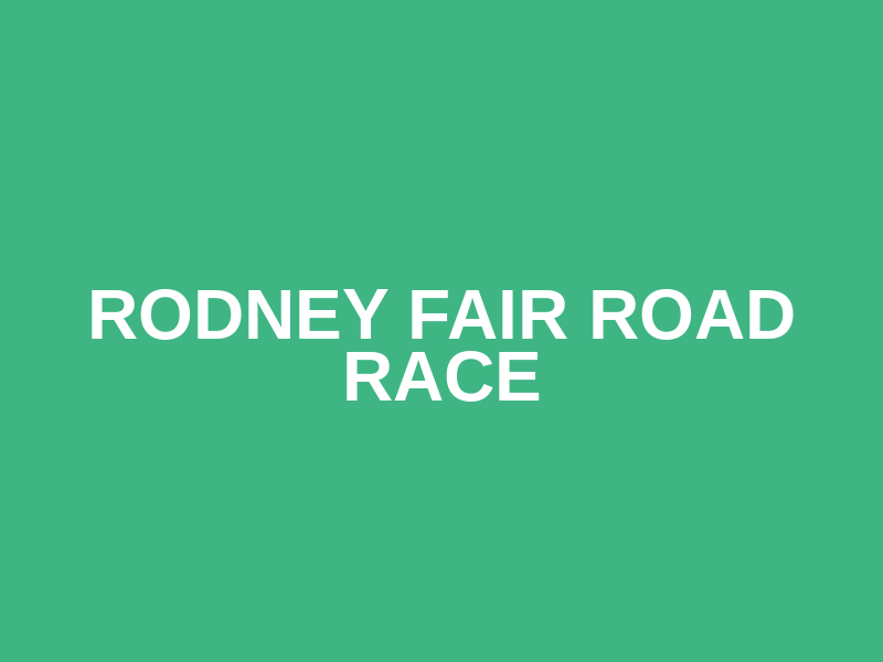 Rodney Fair Road Race Logo
