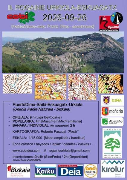 Rogaine Urkiola Logo