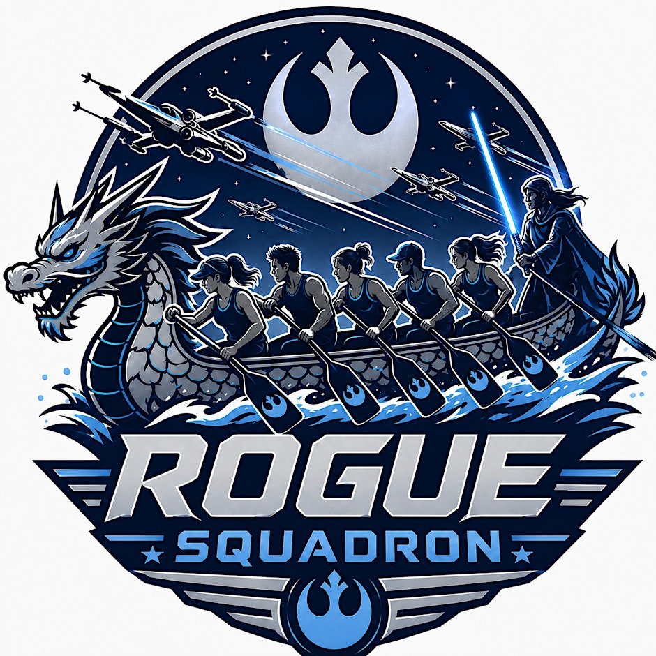 Rogue Squadron Dragon Boat Team Practice Sessions Logo