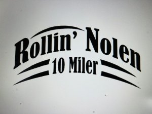 Rollin' Nolen 10 Miler Logo
