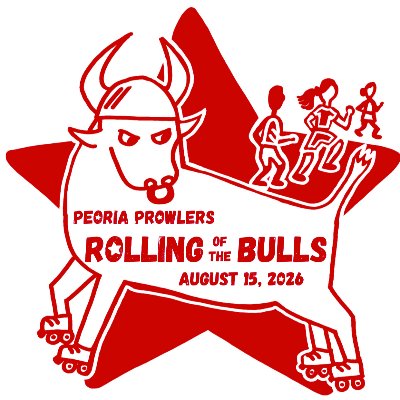Rolling of the Bulls 5K Logo