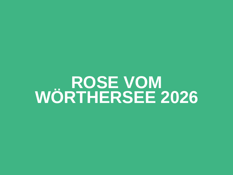 Rose vom Wörthersee 2026 Logo